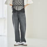 DK.GRAY | デニムストレートパンツ | coen【women】