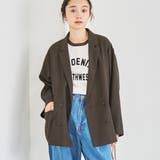 ウールライクWブレストジャケット | coen【women】 | 詳細画像17 