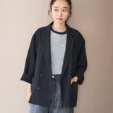 ウールライクWブレストジャケット | coen【women】 | 詳細画像6 