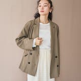 MOCA | ウールライクWブレストジャケット | coen【women】