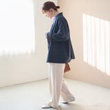 リネンライク ダブルブレストテーラードジャケット | coen【women】 | 詳細画像16 