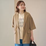 リネンタッチ半袖シャツジャケット | coen【women】 | 詳細画像22 