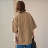 リネンタッチ半袖シャツジャケット | coen【women】 | 詳細画像24 