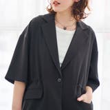 リネンタッチ半袖シャツジャケット | coen【women】 | 詳細画像26 