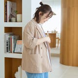 リネン混 カノコ半袖テーラードジャケット | coen【women】 | 詳細画像15