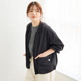 【撥水/UVカット】C.mt 遮熱ナイロンリップブルゾン | coen【women】 | 詳細画像10 