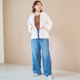 【撥水/UVカット】C.mt 遮熱ナイロンリップブルゾン | coen【women】 | 詳細画像2 