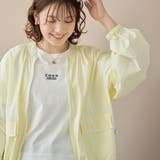 【撥水/UVカット】C.mt 遮熱ナイロンリップブルゾン | coen【women】 | 詳細画像24 