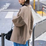 ライトメルトン ノーカラーミドルコート | coen【women】 | 詳細画像20 