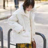 撥水モンスター中綿ジャケット（ショート丈） | coen【women】 | 詳細画像2 