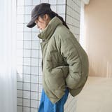 撥水モンスター中綿ジャケット（ショート丈） | coen【women】 | 詳細画像25 