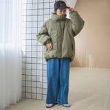 撥水モンスター中綿ジャケット（ショート丈） | coen【women】 | 詳細画像31 