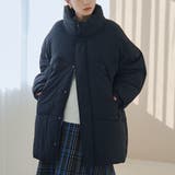 撥水モンスター中綿ジャケット(ミドル丈) | coen【women】 | 詳細画像1