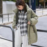 撥水モンスター中綿ジャケット(ミドル丈) | coen【women】 | 詳細画像2