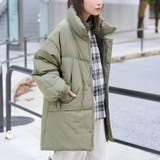 撥水モンスター中綿ジャケット(ミドル丈) | coen【women】 | 詳細画像3