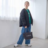 ノーカラー撥水キルティングブルゾン オーバーサイズ  | coen【women】 | 詳細画像12 