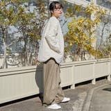 ノーカラー撥水キルティングブルゾン オーバーサイズ  | coen【women】 | 詳細画像3 