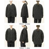 ノーカラー撥水キルティングブルゾン オーバーサイズ  | coen【women】 | 詳細画像37 