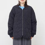 ノーカラー撥水キルティングブルゾン オーバーサイズ  | coen【women】 | 詳細画像38 