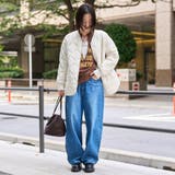 ノーカラー撥水キルティングブルゾン オーバーサイズ  | coen【women】 | 詳細画像6 