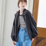 【撥水】シアーリップナイロンスタンドブルゾン | coen【women】 | 詳細画像2 