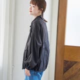 【撥水】シアーリップナイロンスタンドブルゾン | coen【women】 | 詳細画像3 