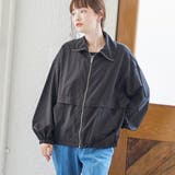 【撥水】シアーリップナイロンスタンドブルゾン | coen【women】 | 詳細画像5 