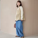 ペプラムジップベスト | coen【women】 | 詳細画像10