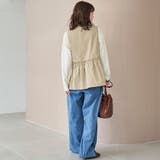 ペプラムジップベスト | coen【women】 | 詳細画像11