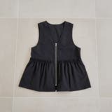 ペプラムジップベスト | coen【women】 | 詳細画像12