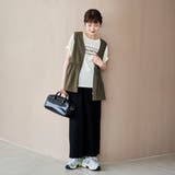 ペプラムジップベスト | coen【women】 | 詳細画像4