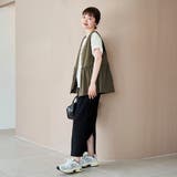 ペプラムジップベスト | coen【women】 | 詳細画像5