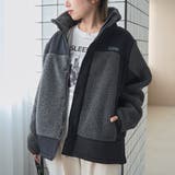 DK.GRAY | 【PARKNIK(パークニック)】切替ボアブルゾン | coen【women】