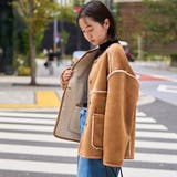 リバーシブル ノーカラーコーデュロイブルゾン | coen【women】 | 詳細画像20 