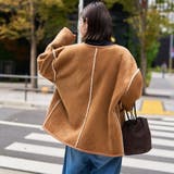 リバーシブル ノーカラーコーデュロイブルゾン | coen【women】 | 詳細画像21 