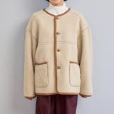 リバーシブル ノーカラーコーデュロイブルゾン | coen【women】 | 詳細画像33 