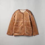 リバーシブル ノーカラーコーデュロイブルゾン | coen【women】 | 詳細画像35 