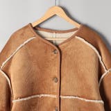 リバーシブル ノーカラーコーデュロイブルゾン | coen【women】 | 詳細画像37 