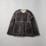 リバーシブル ノーカラーコーデュロイブルゾン | coen【women】 | 詳細画像44 