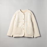 リバーシブル ノーカラーコーデュロイブルゾン | coen【women】 | 詳細画像47 