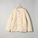 リバーシブル ノーカラーコーデュロイブルゾン | coen【women】 | 詳細画像48 