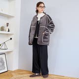 リバーシブル ノーカラーコーデュロイブルゾン | coen【women】 | 詳細画像8 