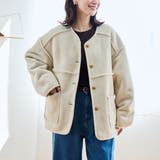 NATURAL | リバーシブル ノーカラーコーデュロイブルゾン | coen【women】