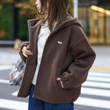 MD.BROWN | 【PENNEYS(ぺニーズ)別注】 ボアフーディージップブルゾン | coen【women】
