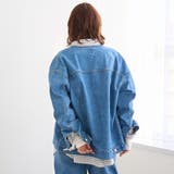 ノーカラーデニムジャケット | coen【women】 | 詳細画像17 