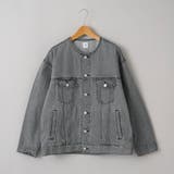 ノーカラーデニムジャケット | coen【women】 | 詳細画像29 