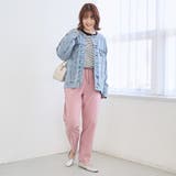 ノーカラーデニムジャケット | coen【women】 | 詳細画像7 