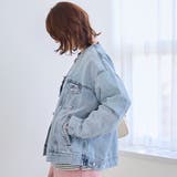 ノーカラーデニムジャケット | coen【women】 | 詳細画像9 