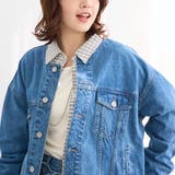 COBALT | ノーカラーデニムジャケット | coen【women】