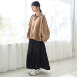 ダンボール襟付きブルゾン【インフルエンサー紹介アイテム】 | coen【women】 | 詳細画像15 